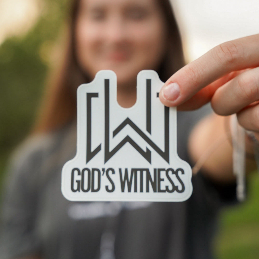 GOD'S WITNESS STICKER