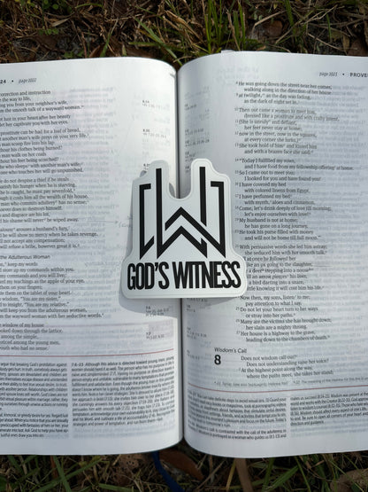 GOD'S WITNESS STICKER