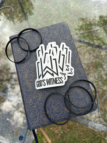 GOD'S WITNESS STICKER